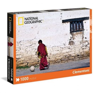 Clementoni - Puzzle 1000 National Geographic Young Buddhist Monk - Cleme...