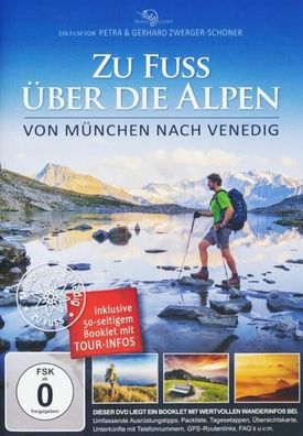 Zu Fuß über die Alpen - Von München nach Venedig (DVD] Neuware