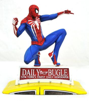 Marvel Gallery PVC-Statue - PS4 Spider-Man on Taxi (23 cm)