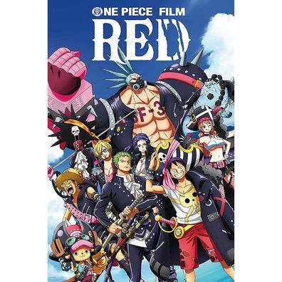 One Piece Poster Movie Red Full Crew (46 LE)