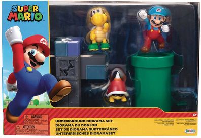 Super Mario Nintendo PVC Sammelfigurenset: Underground Playset