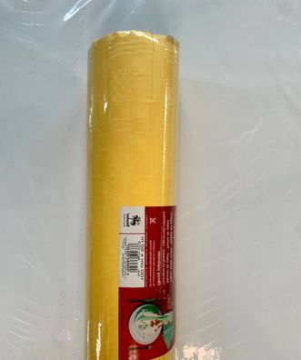 Papier Tischdecke 1m x 50 m gelb Demmler Tischtuchpapier yellow
