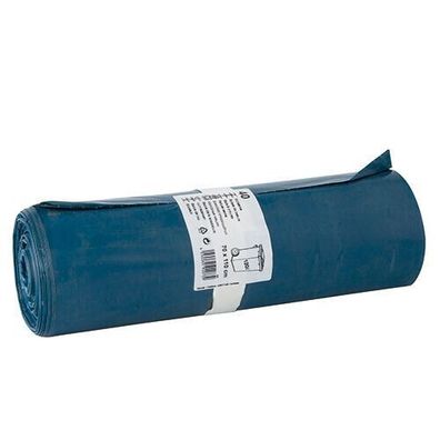 Blaue Müllsäcke 120 l H 1100 x B 700 mm ( 200 Stück ) 40 my