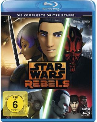Star Wars Rebels - Staffel #3 (BR) 3Disc Min: 426/ DD5.1/ WS Komplette 3. Staffel ...