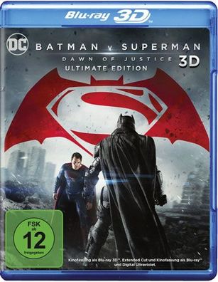 Batman V Superman: Dawn of Justice(BR)3D Min: 182/ DD5.1/ WS U.E. 3D/2D, 3Disc - WARN