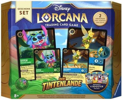 Disney Lorcana Card Game (deutsch) Die Tintenlande Geschenk Set