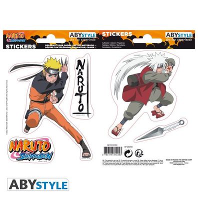 Naruto Stickerset Naruto/ Jiraiya (16x11cm)