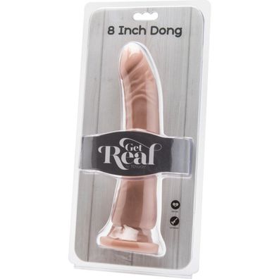 Get Real Dong 8 Inch er Pack(x), hautfarbe, 20,3 cm, 10163SKIN