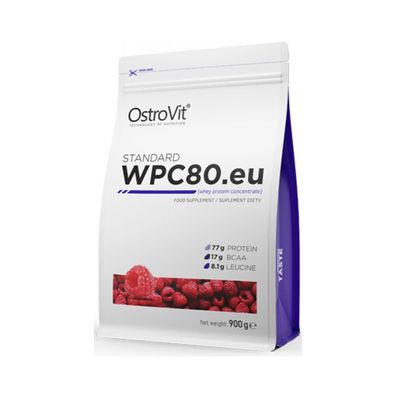 OstroVit Whey Protein Concentrate 80 (900g) Raspberry