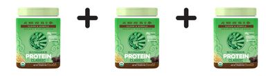 3 x Sunwarrior Protein Classic Organic (375g) Chocolate