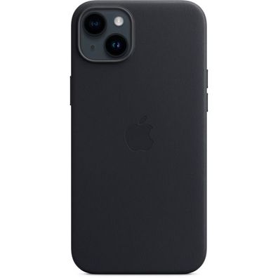Apple Leder Case iPhone 14 Plus bk mit MagSafe - mitternacht - Apple MPP93Z...