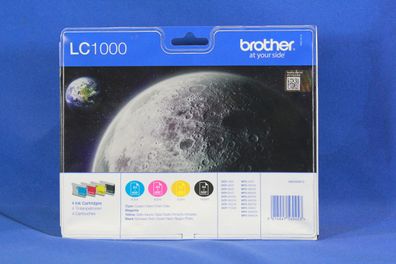 Brother LC1000 Tinte CMVK MHD abgelaufen LC1000VALBP -B