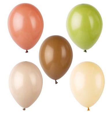 Luftballons Ø 25 cm farbig sortiert "Natural" 120 Stück