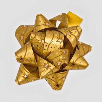 Fertigschleife „Stelle Kerry“ Gold, selbstklebend 5 Stück