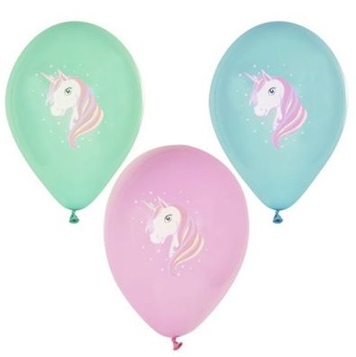 Luftballons Ø 29 cm farbig sortiert "Unicorn" 72 Stück