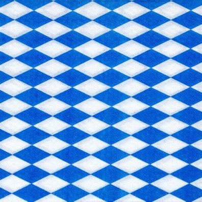 Motiv-Servietten "Bayrisch Blau" 1 lagig 1/4 Falz 33x33cm 3600 Stück Oktoberfest