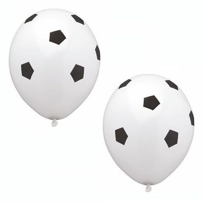 Fußball-Luftballons Ø 29 cm "Soccer" 96 Stück ideal für EM Spiele