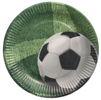 Pappteller Ø 23 cm "Football" 500 Stück