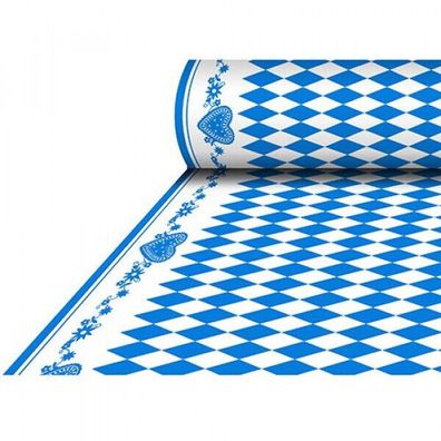 Tischdecke aus Airlaid, stoffähnlich, 25 x 1,18 m "Bayrisch Blau" 4 Rollen