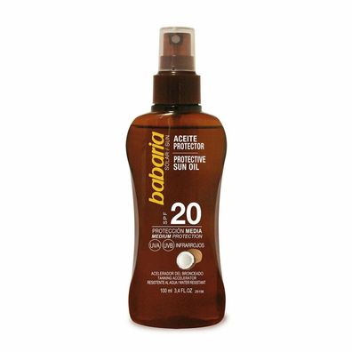 Babaria Coconut Tanning Oil Spray Spf20 100ml