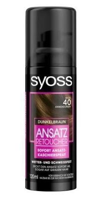 Syoss Dunkelbraun Color Refreshing Spray, 120 ml