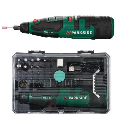 Parkside12 V Akku-Feinbohrschleifer PFBS 12 kompatibel mit Dremel Zubehör