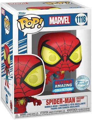 Spider-Man Funko POP! PVC-Sammelfigur - Beyond Amazing - Spider-Man Oscorp Suit ...