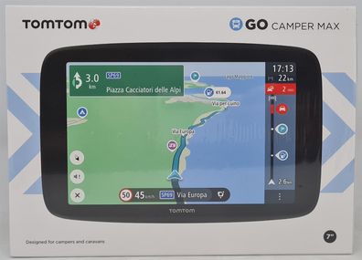 TomTom GO Camper Max Camping Navigationsgerät 17,78 cm (7 Zoll) Display, Sonderzie...