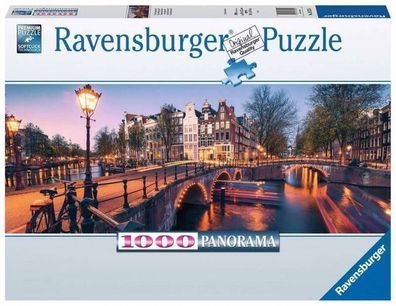 Ravensburger Puzzle 1000 Elemente Panorama von Amsterdam