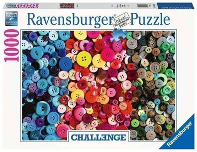 Ravensburger Puzzle 1000 Teile Challange, Bunte Tasten