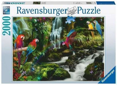 Ravensburger Puzzle 2000 Elemente Papageien im Dschungel