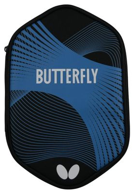 Butterfly Hülle für Tischtennisschläger Curve Case II schwarz blau | Tischtennishü...