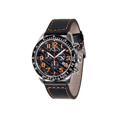 Zeno-Watch - Armbanduhr - Herren - Quarz - 4 Chrono carbon - 6497-5030Q-s15