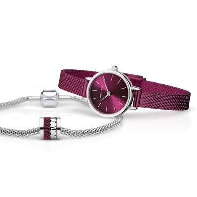 Bering - 11022-909-GWP - Set Armbanduhr und Armband - Damen - Quarz - Classic