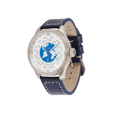 Zeno-Watch - Armbanduhr - Herren - Chrono - OS Retro Worldtimer 2 - - 8563WT-i2