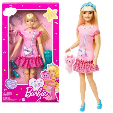 Barbie Puppe Blond | My First Barbie | mit Zubehör | Mattel HLL19