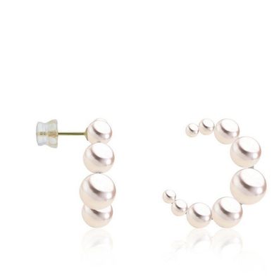 Luna-Pearls - 310.0828 - Ohrhänger - Damen - 750 Gelbgold - Akoya-Zuchtperle 3-8mm