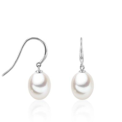 Luna-Pearls - 315.0431 - Ohrhaken - Damen - 925er Silber rhodiniert