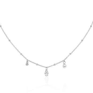Luna-Pearls - 216.0956 - Collier - Damen - 925er Silber rhodiniert