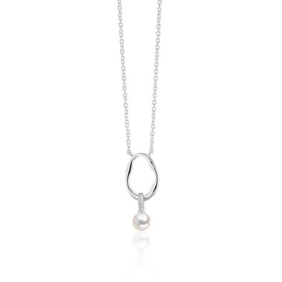 Luna-Pearls - 216.0958 - Collier - Damen - 925er Silber rhodiniert