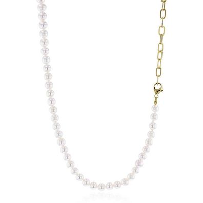 Luna-Pearls - 218.0183 - Collier - Damen - 585 Gelbgold - Akoya-Zuchtperle 5.5-6mm