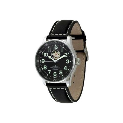 Zeno-Watch - Armbanduhr - Herren - Chrono - X-Large - Pilot Open Heart - P554U-a1