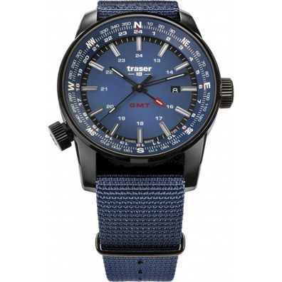 Traser H3 - 109034 - Armbanduhr - Herren - Quarz - P68 Pathfinder GMT Blue