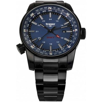 Traser H3 - 109524 - Armbanduhr - Herren - Quarz - P68 Pathfinder GMT Blue