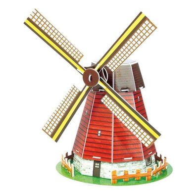 Revell 3D Puzzle Holländische Windmühle (20 Teile) Dutch Windmill Niederlande