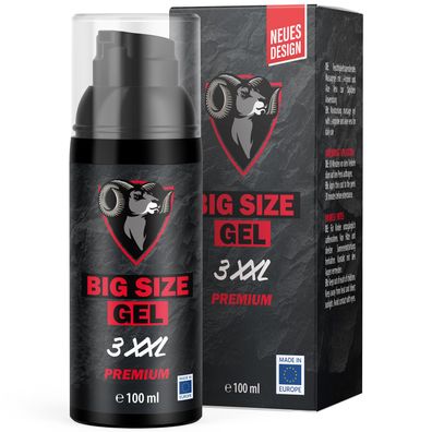 Big Size Gel for Men - Gel für Männer - längeres Durchhalten - 100 ml Inhalt
