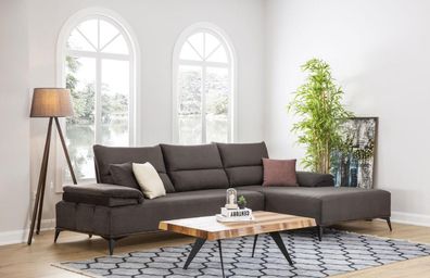 Ecksofa L Form Sofa Couch Design Couchen Polster Textil Eck Garnitur