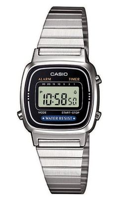 Casio Collection Retro Design Digitale Damenuhr Armbanduhr LA670WEA-1EF