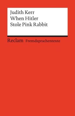 When Hitler Stole Pink Rabbit, Judith Kerr