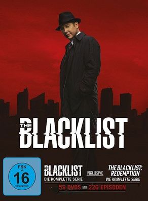 Blacklist - Komplette Serie 01-10 DVD) 59Disc - - (DVD Video / Thriller)